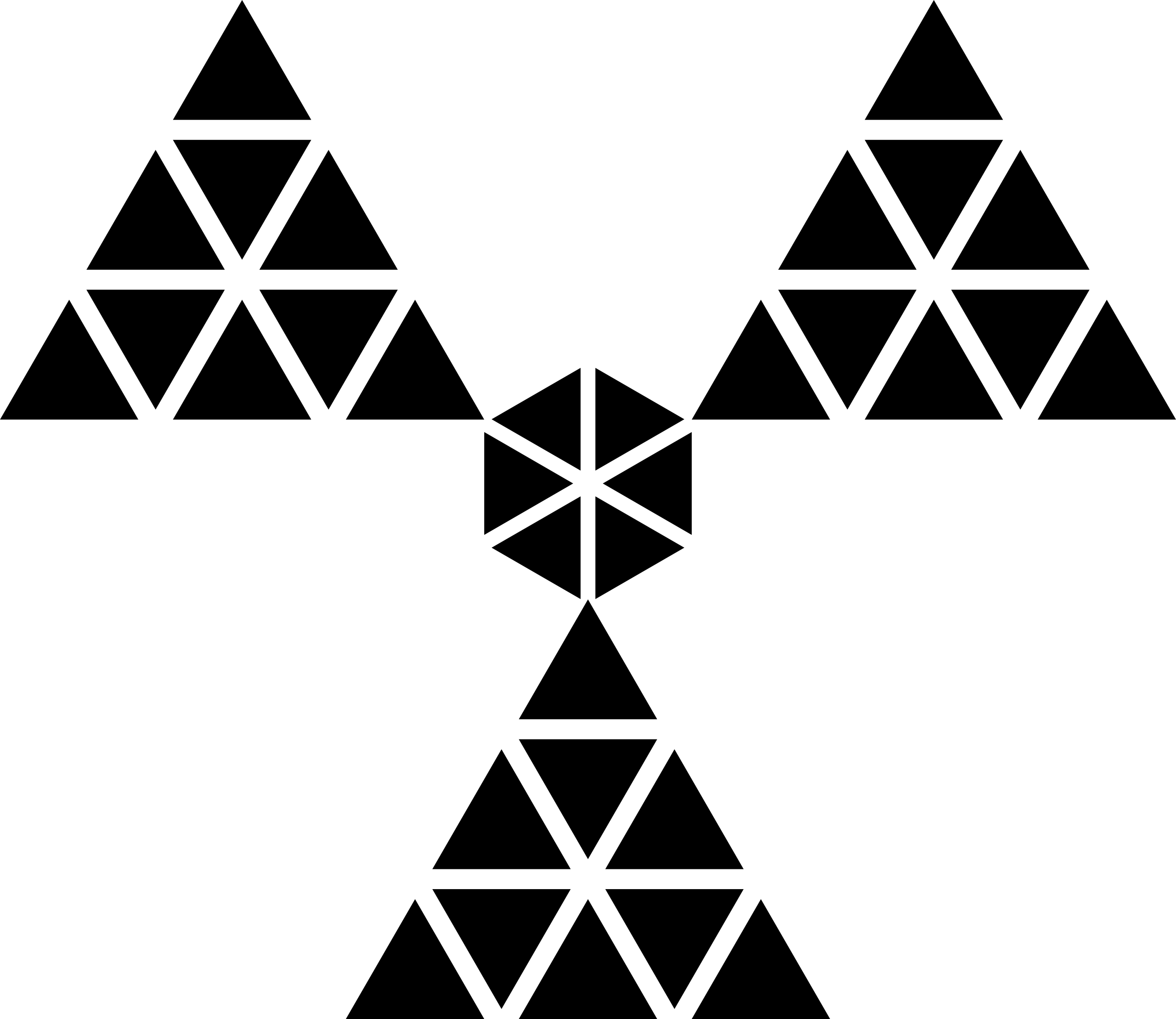 Polygonal Radiation Symbol Vinyl Svg File Free Vectors